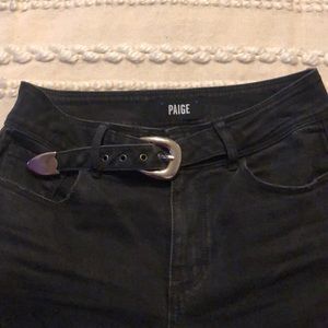 Paige Jeans Hoxton with Belt Buckle- Size 26